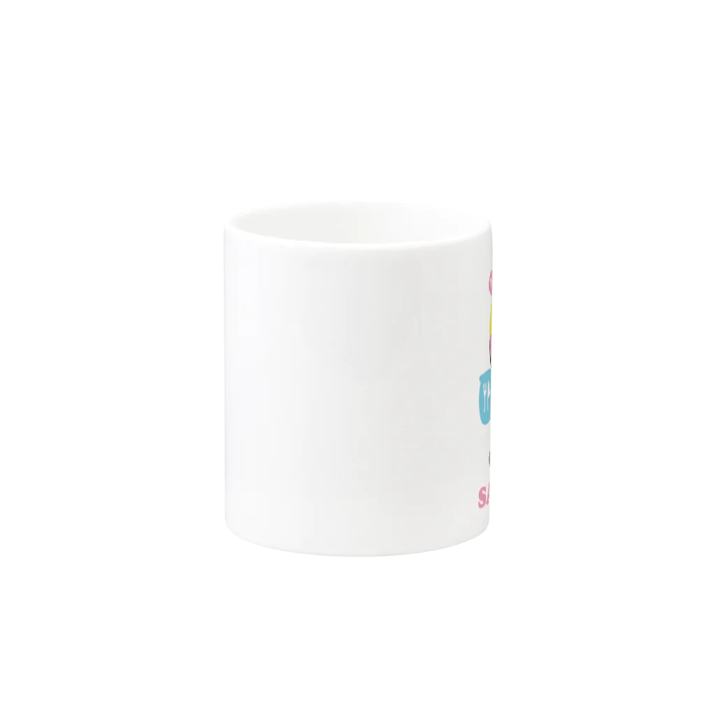 SESTA SHOPのフードデリバリー Mug :other side of the handle