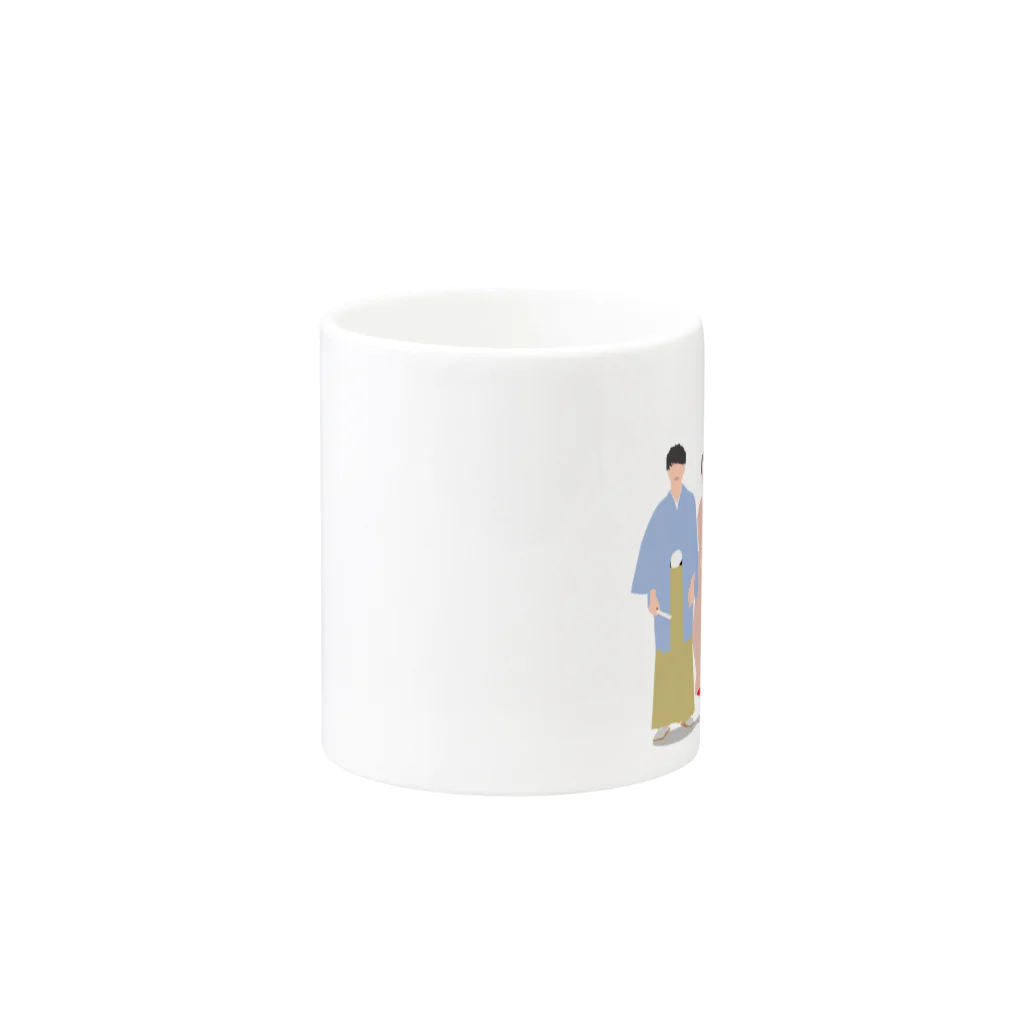 BumPutty（バンプティ）のフラットウェディングサンプル1 Mug :other side of the handle