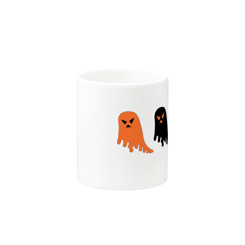 meMEmeのオバケちゃんズ〜ハロウィンバージョン〜 Mug :other side of the handle