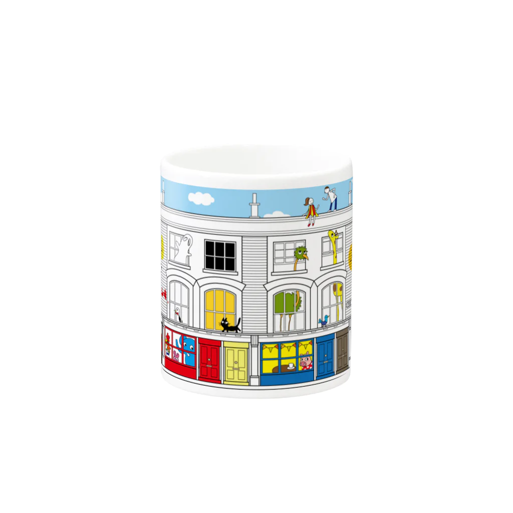 megmegのSTREET E Mug :other side of the handle