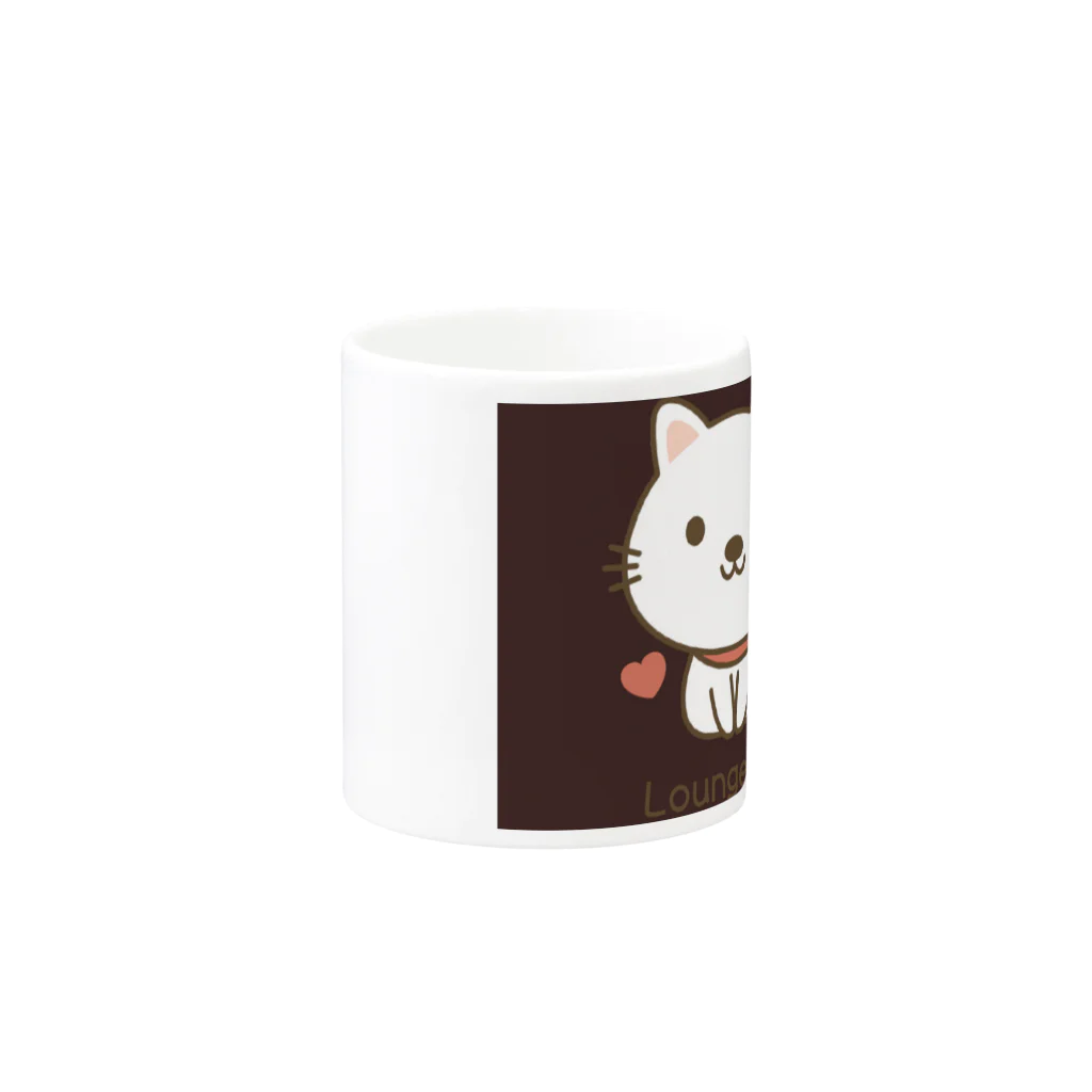 Lounge UmeのLounge Ume ココア Mug :other side of the handle