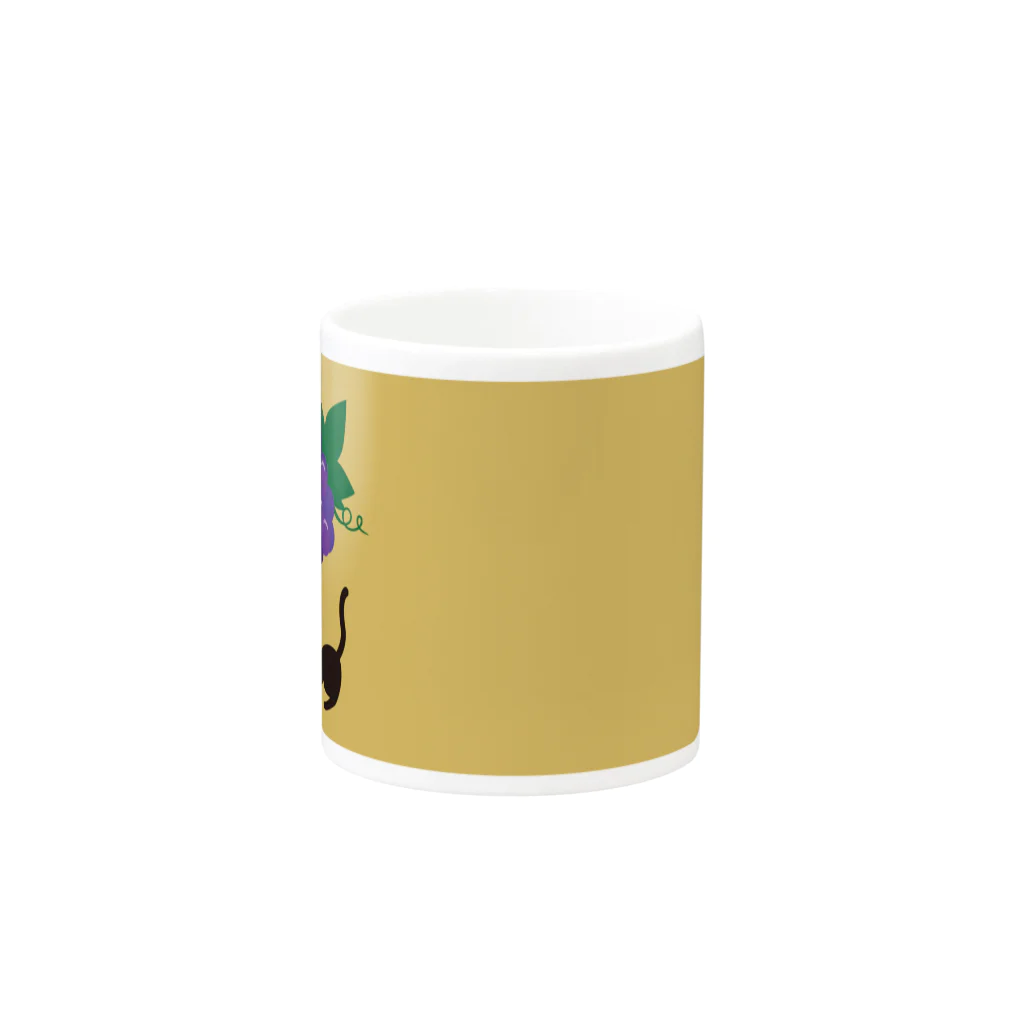 Re:の「ぶどう」マグカップ Mug :other side of the handle