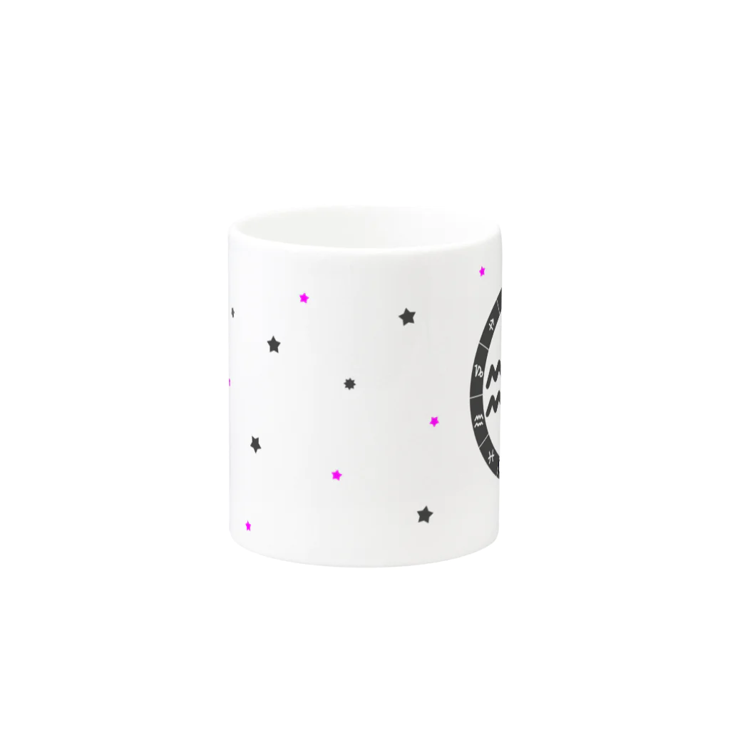 cosmicatiromのみずがめ座 パターン1 Mug :other side of the handle