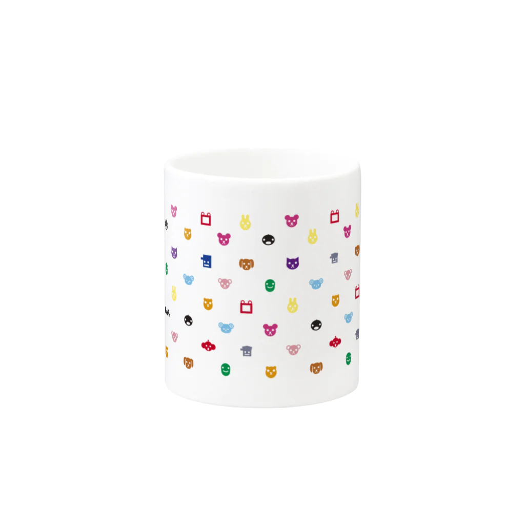 PostPet Official Shopのにじいろあいこんず Mug :other side of the handle