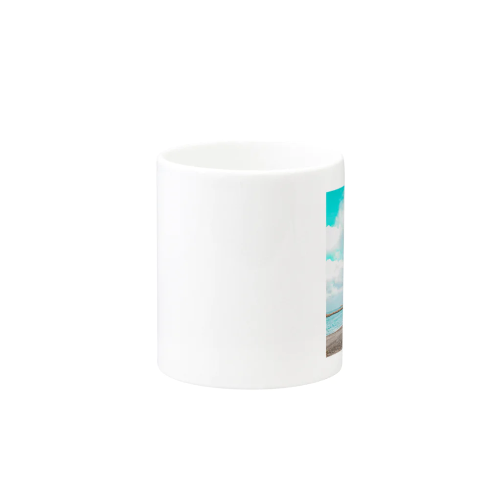 Do LIFEのお店の新島シリーズ1 Mug :other side of the handle