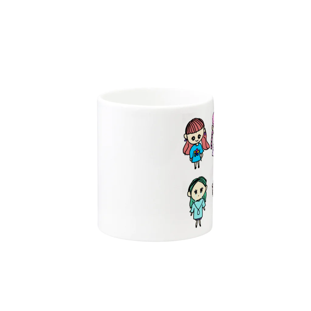 ♡シュガールズ♡の♡シュガールズ♡ Mug :other side of the handle