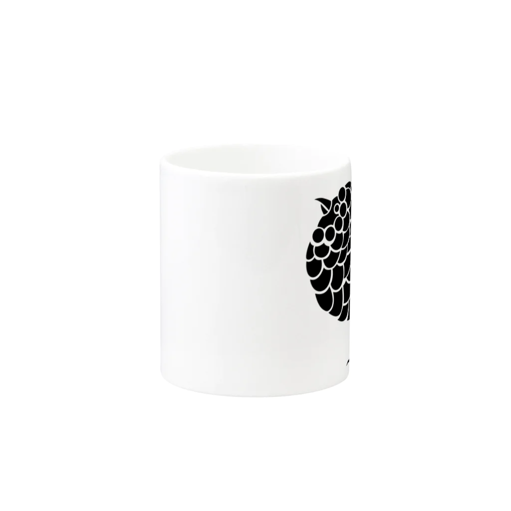 kusuda_subrowの立ってる黒サブロウ Mug :other side of the handle