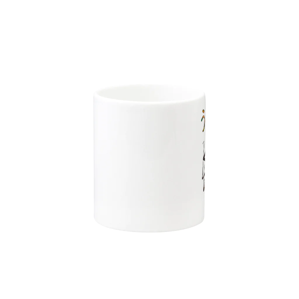 Drecome_Designのゆるいウデムシ Mug :other side of the handle