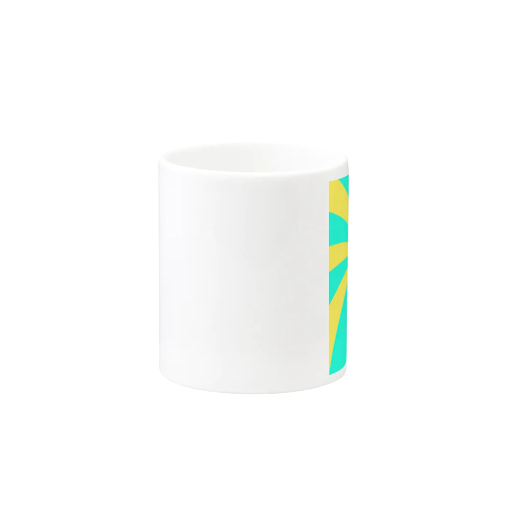 AQUBEEのあくびしてる場合ちゃいまっせ！のNICO-chama Mug :other side of the handle