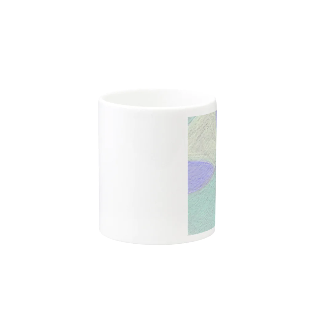 フリースタイルのflower Mug :other side of the handle