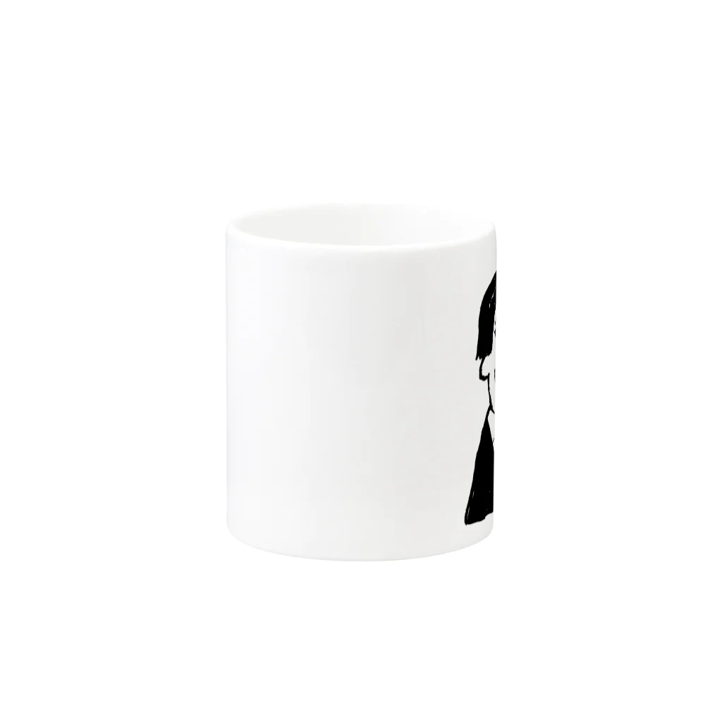 tamtamdot in SUZURIのたっきー Mug :other side of the handle