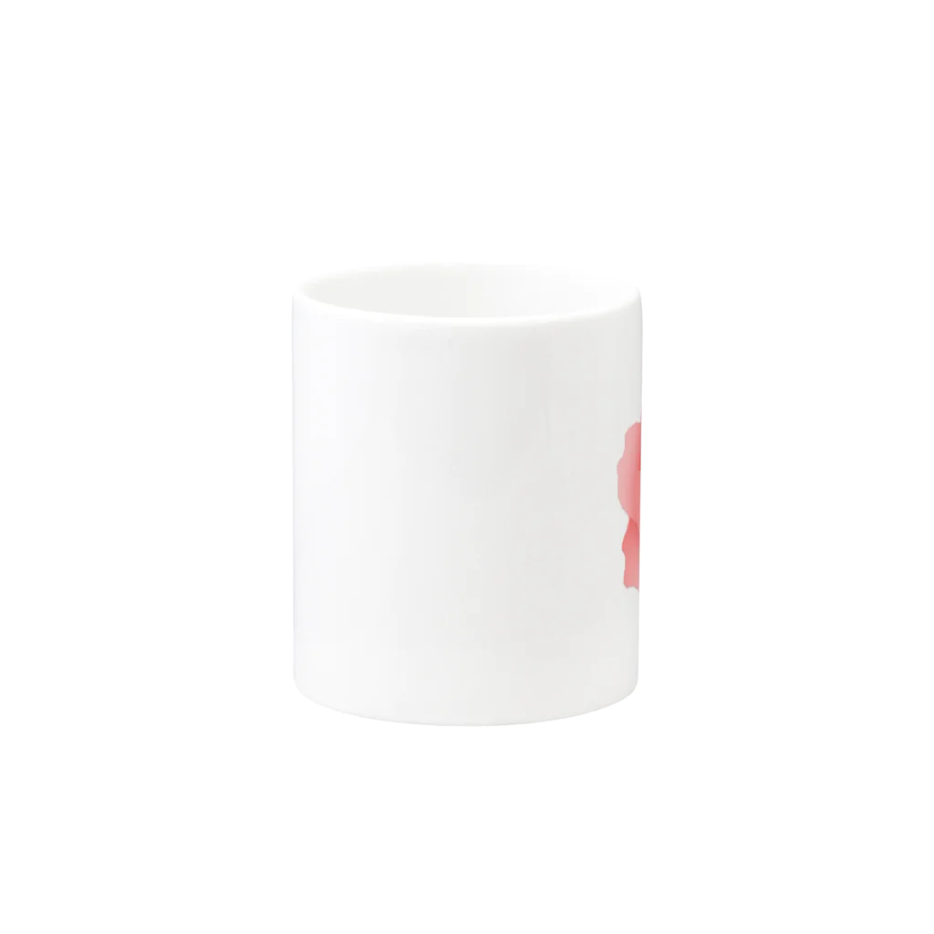 La Rose FleurのPetit Pink Rose Mug :other side of the handle