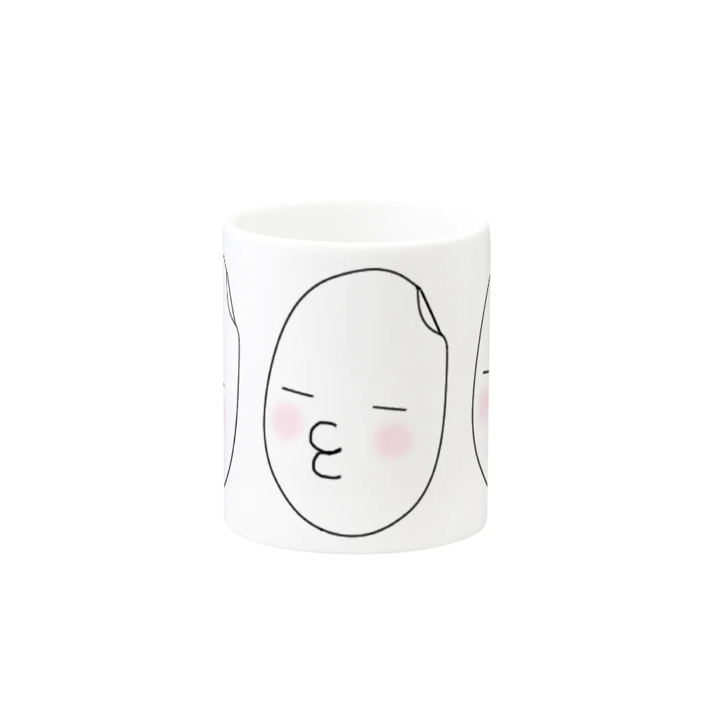 HiNAのこめつぶくん ３兄弟ver Mug :other side of the handle