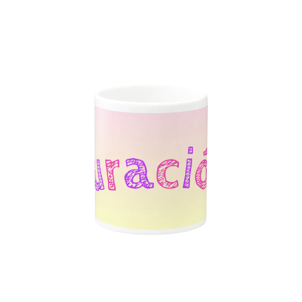 curaciónの『第2弾』クラシオン女グッズ Mug :other side of the handle