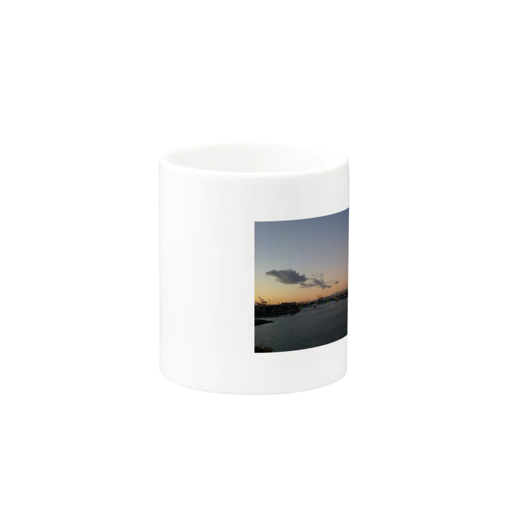 CalifornianのCalifornia 対岸からの景色 Mug :other side of the handle