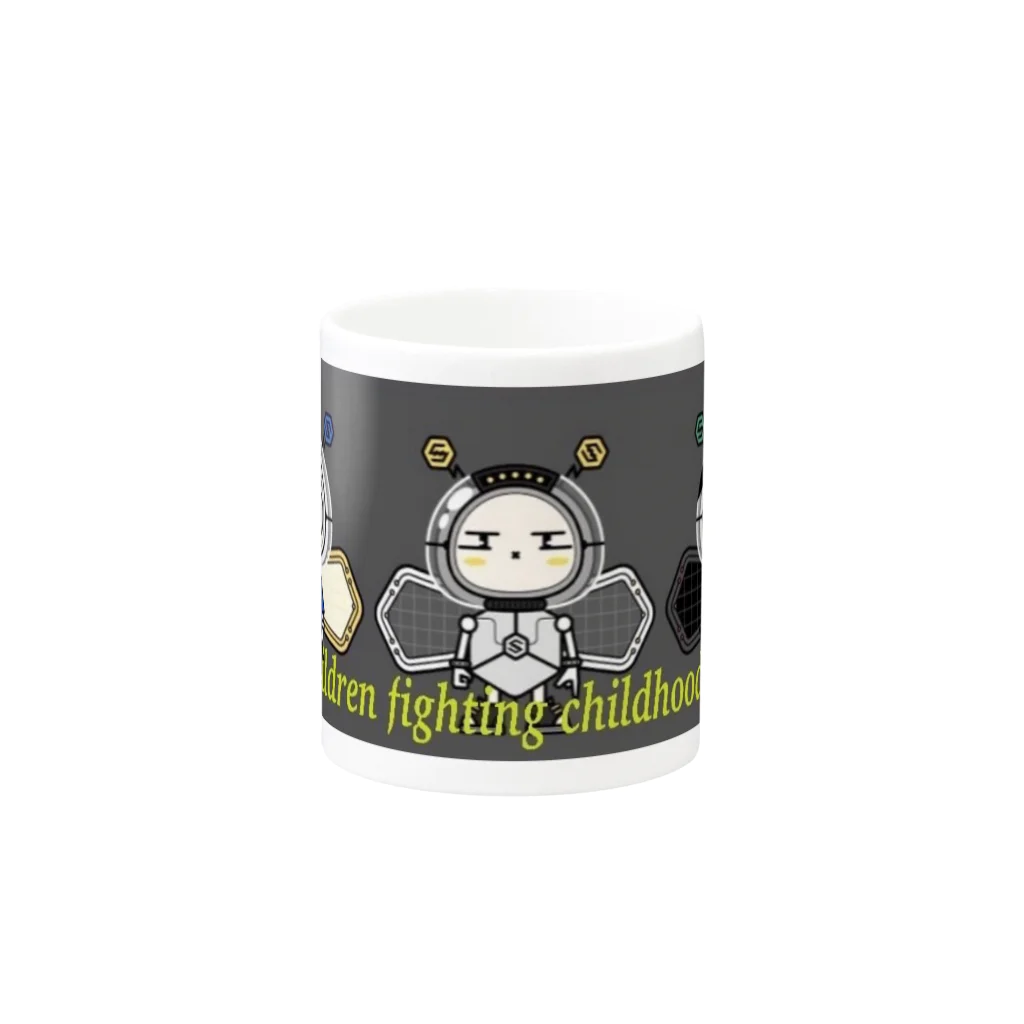 IOST_Supporter_CharityのIOST Bee's Mug :other side of the handle