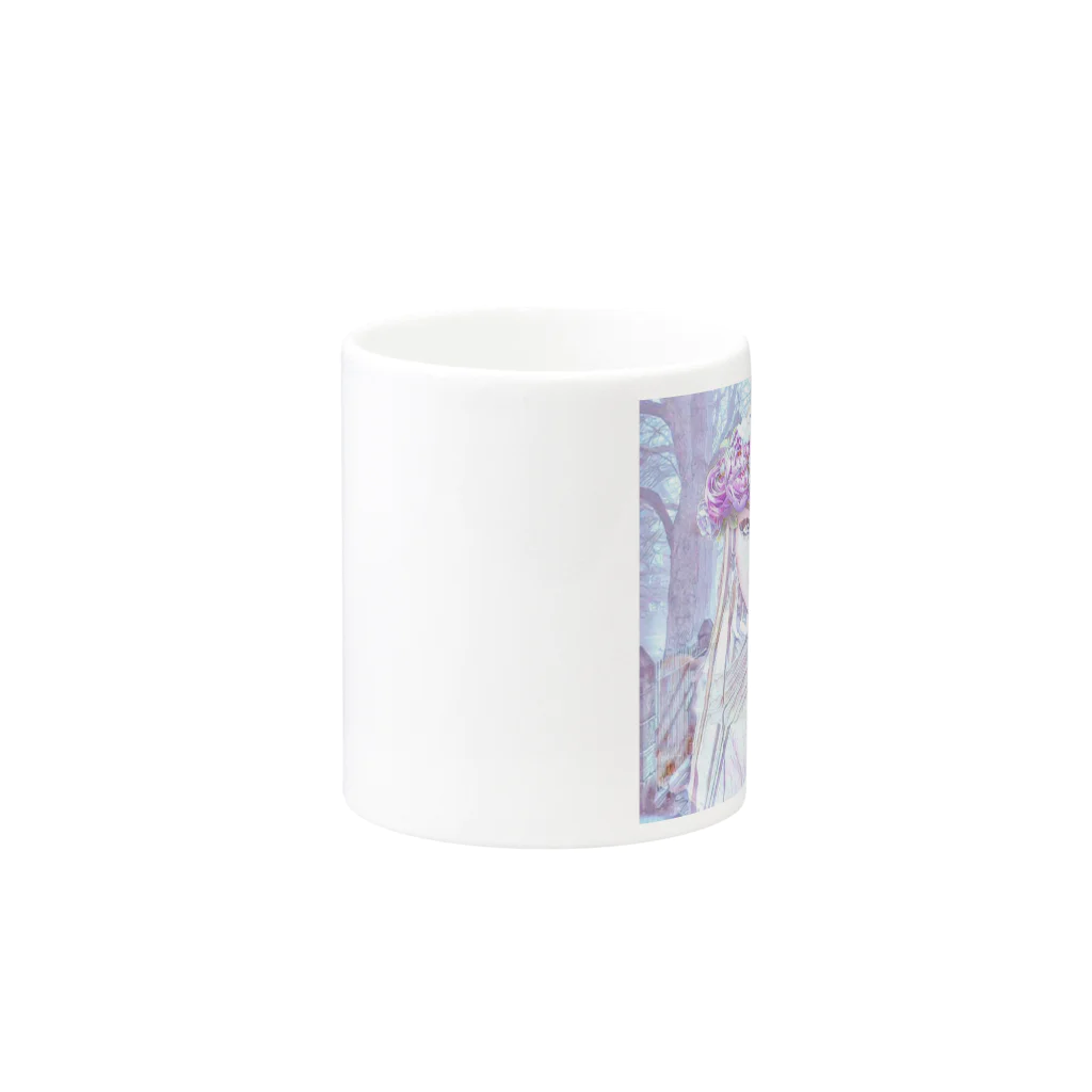 【ホラー専門店】ジルショップのWinter woman❷ Mug :other side of the handle