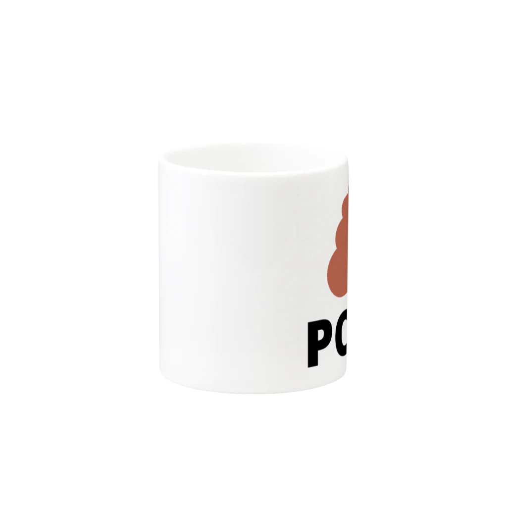 Mr.AmusingのPoop-うんち Mug :other side of the handle