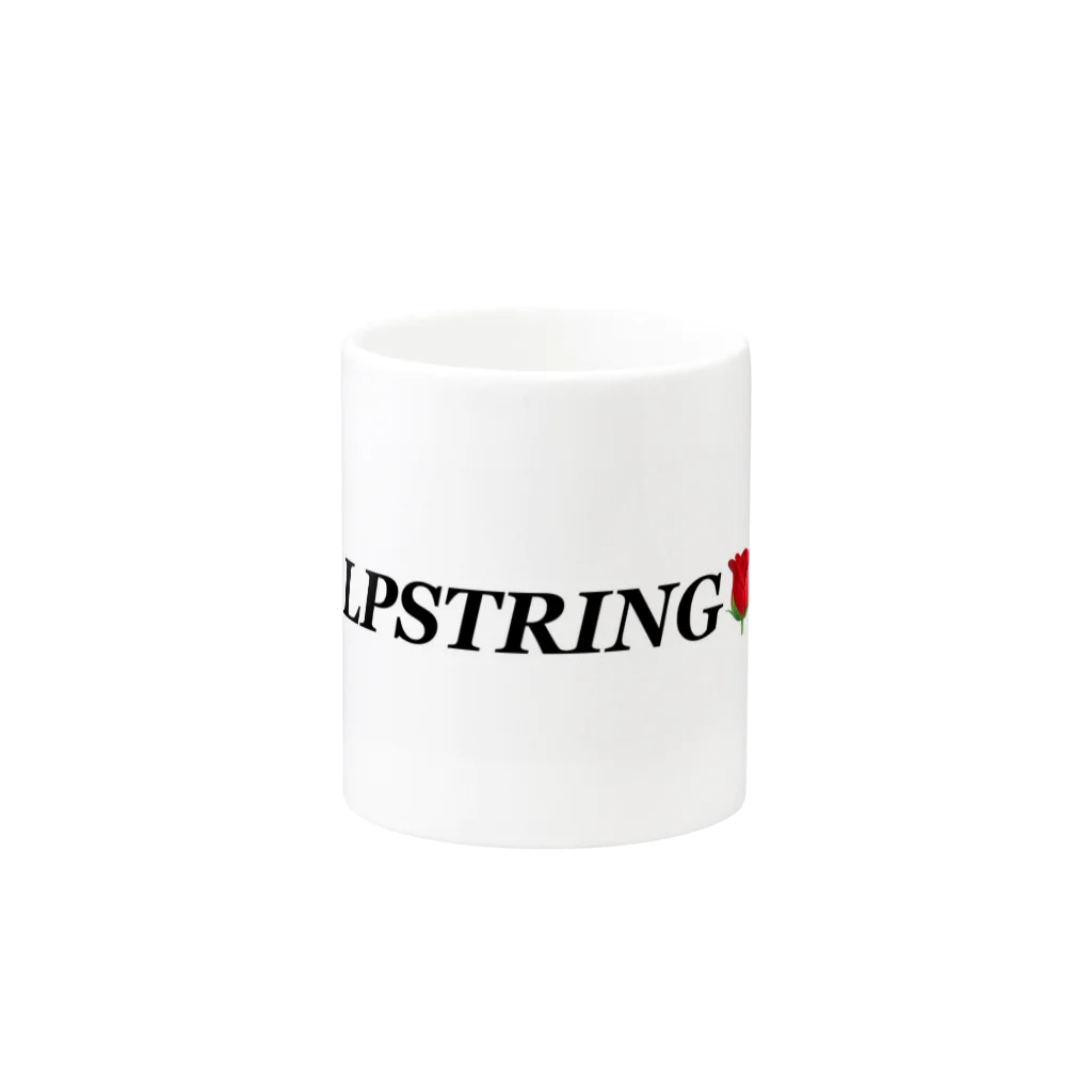 LPSTRING_桜雅凛公式ブランド🌹のLPSTRINGマグカップ Mug :other side of the handle