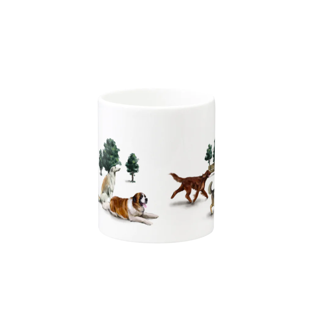 OOKIIINUのPARK TIME Mug :other side of the handle