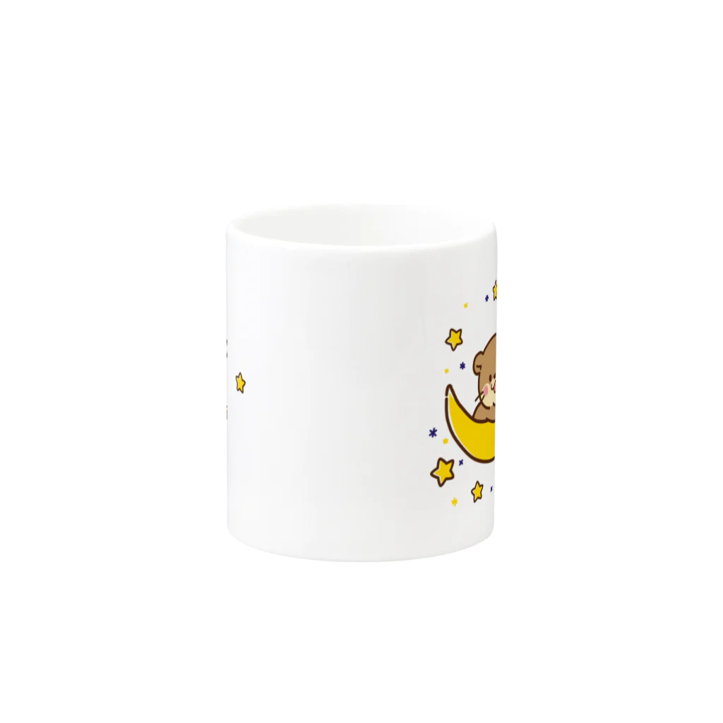 Haruna shopのコツメカワウソ☆夜 Mug :other side of the handle