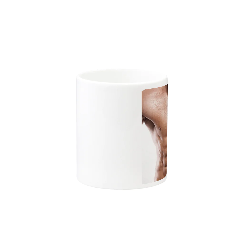 AAAstarsのマッチョのシックスパック Mug :other side of the handle