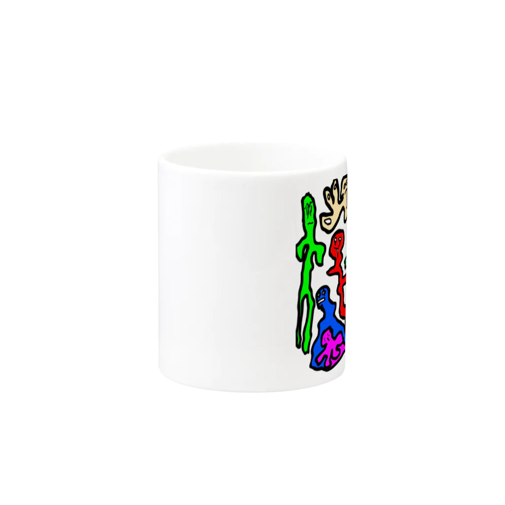 ユウユウオブジサンのハスダクリーチャー002 Mug :other side of the handle