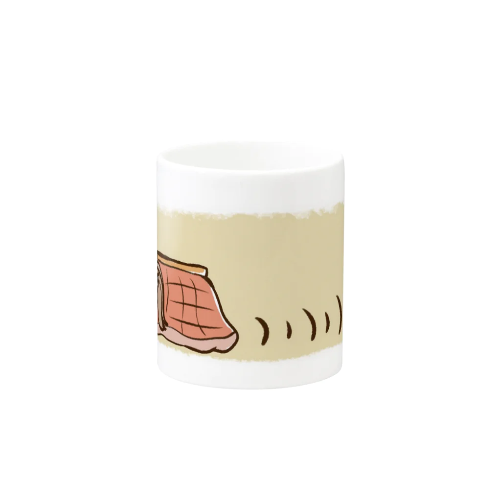 ぽんちゃんのぽんにゃんマグカップ Mug :other side of the handle