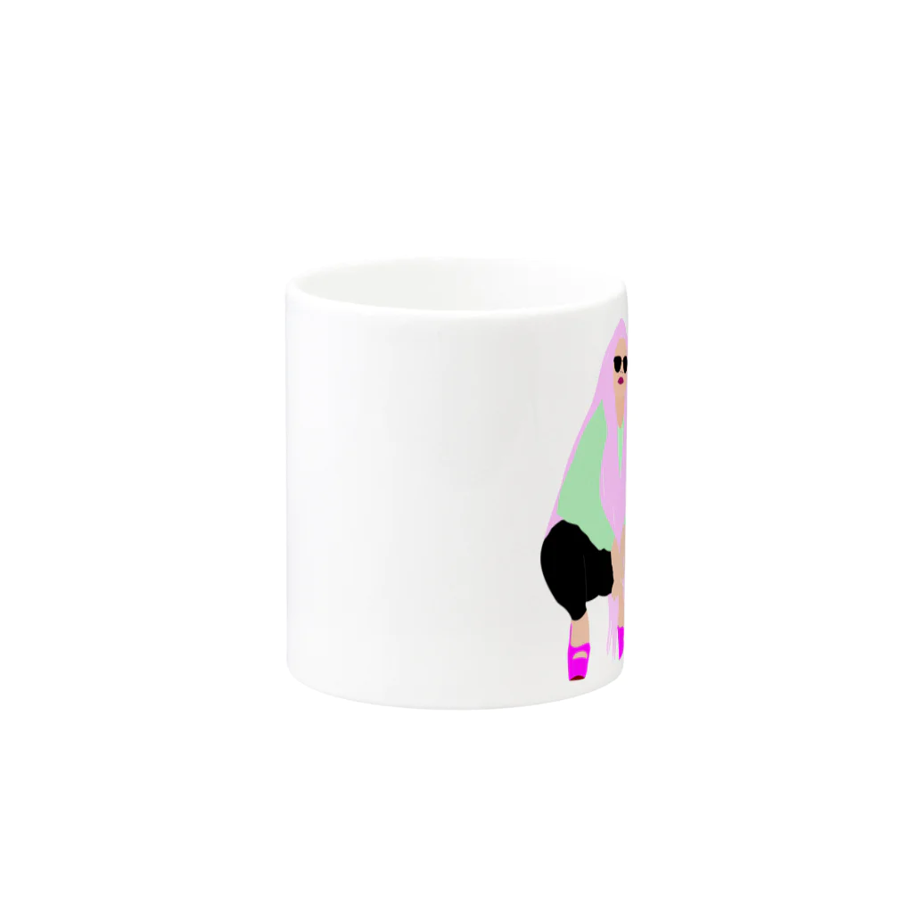 RainbowTokyoのWhat’s up  Mug :other side of the handle