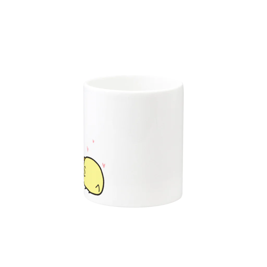 ゆるれあの食べられないよ Mug :other side of the handle