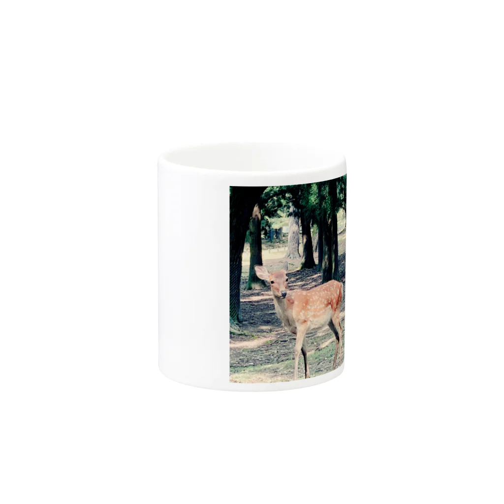 SHOP TEKASA official（SALE期間中）の奈良の鹿ちゃん🦌 Mug :other side of the handle