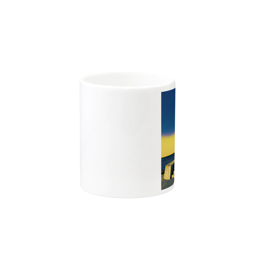 SHOP TEKASA official（SALE期間中）の北海道~宗谷岬~ Mug :other side of the handle