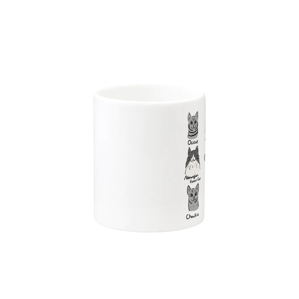 paniniのokii neko Mug :other side of the handle