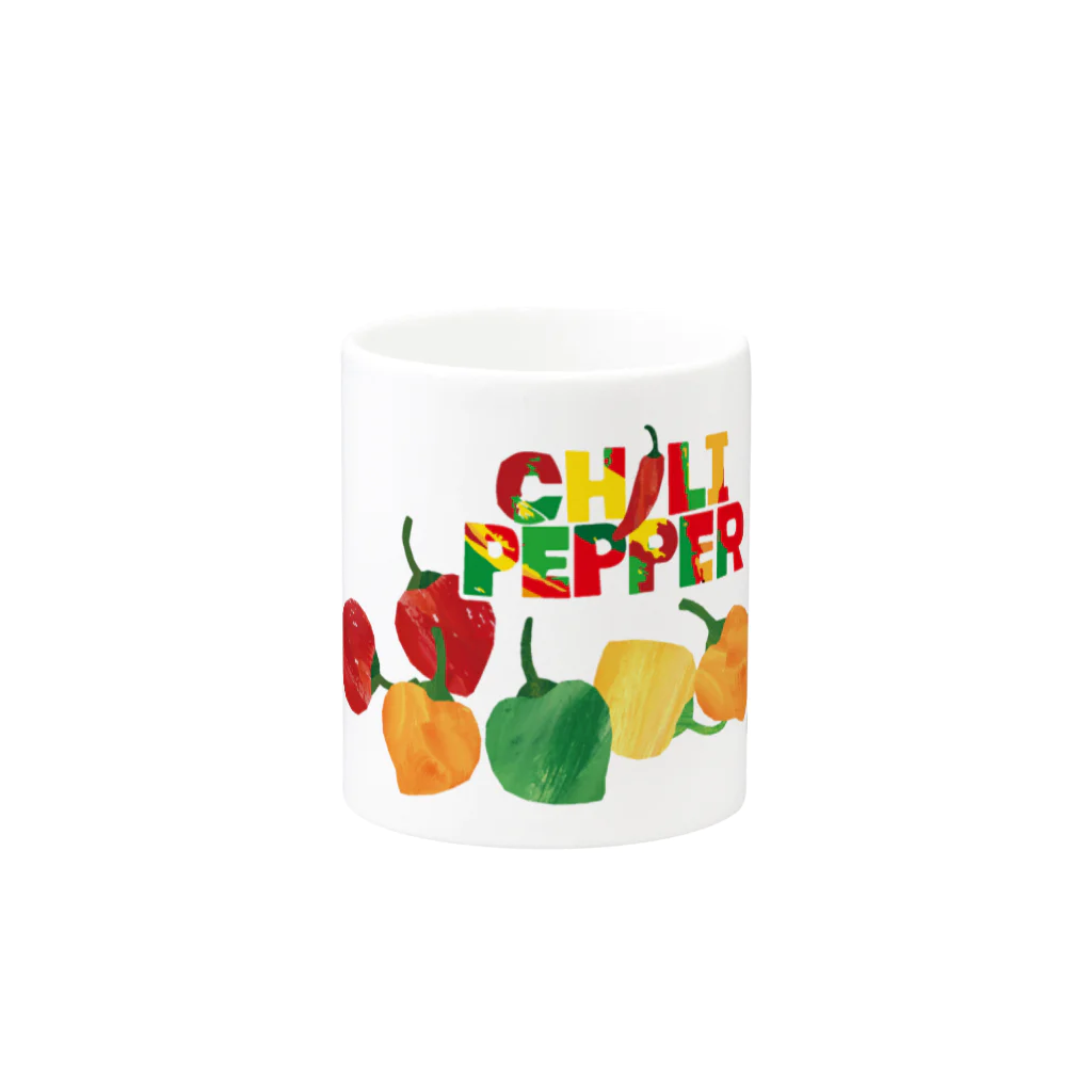 sin-Chilipepperのチリペッパー Mug :other side of the handle