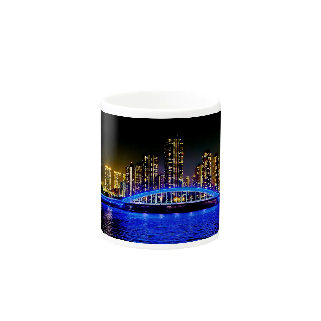 らんすけふぉとの絶景（永代橋） Mug :other side of the handle