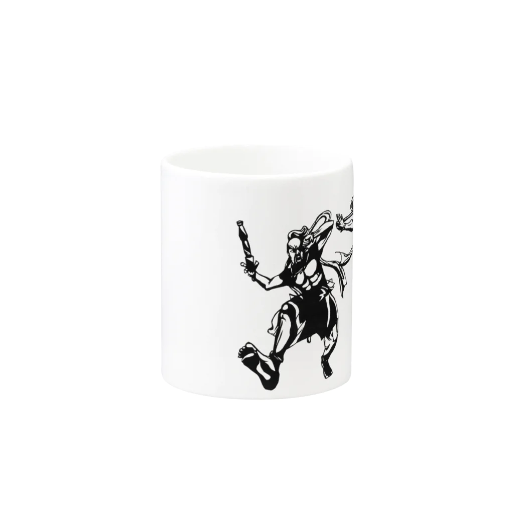 circledesigncollectionのHIPHOP仁王 Mug :other side of the handle