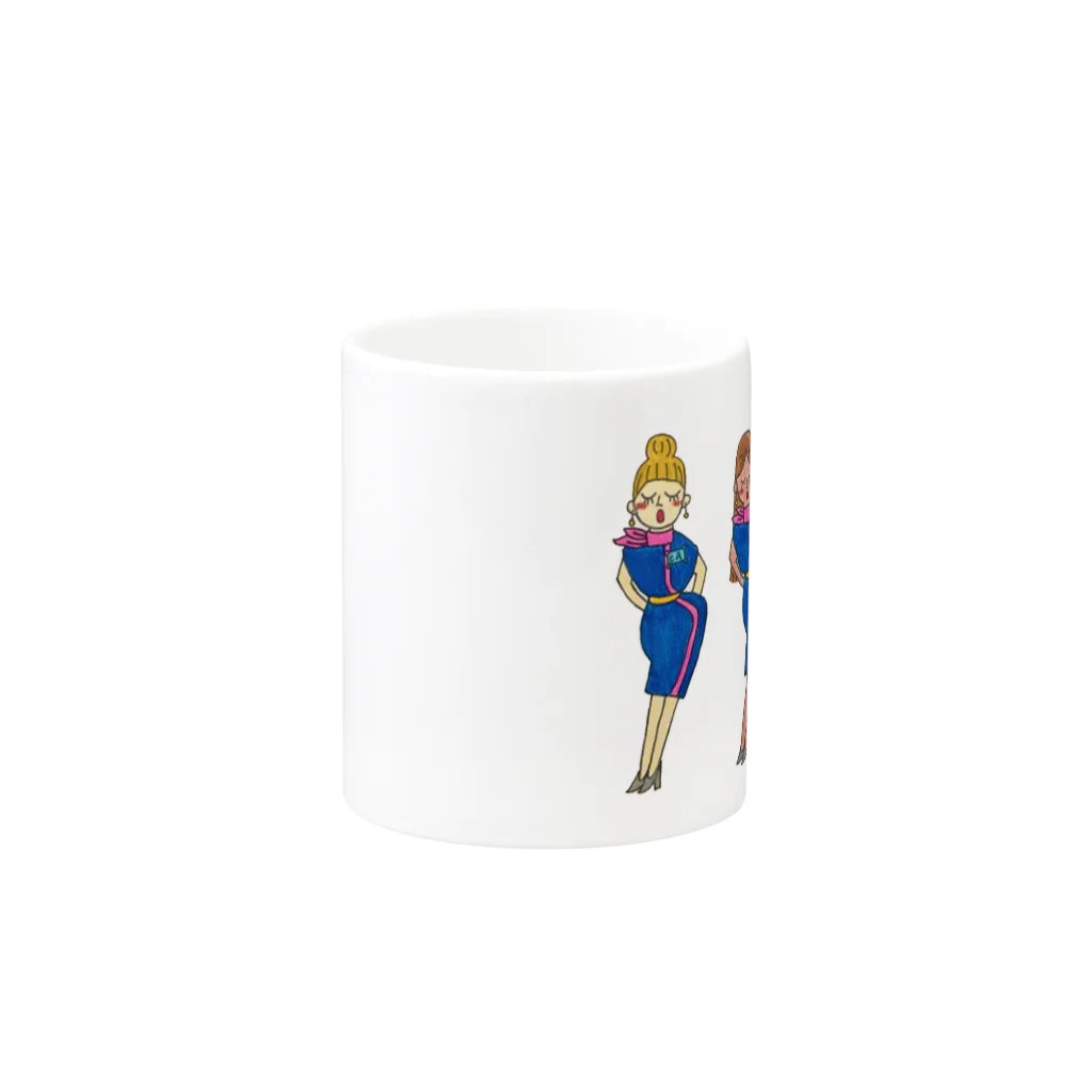 松本新菜のＣＡさん Mug :other side of the handle