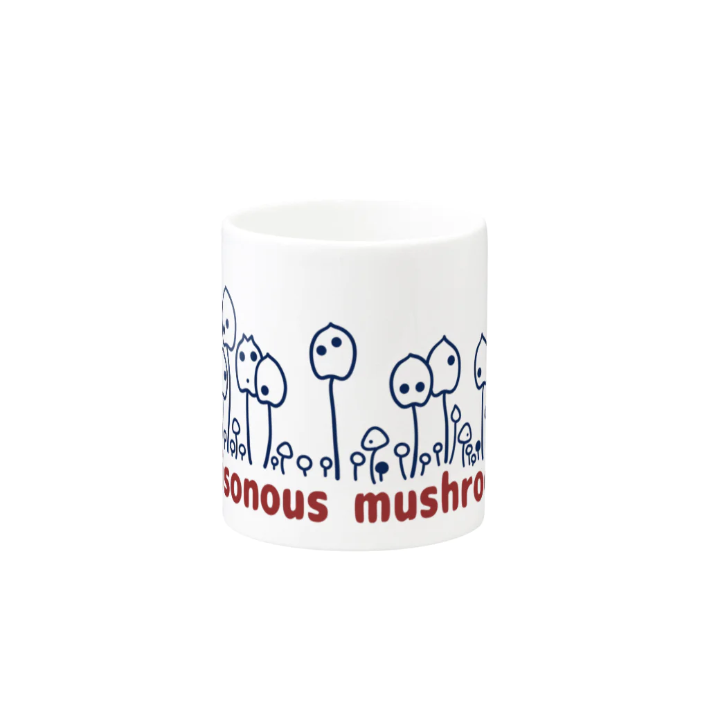 mkumakumaの毒キノコ２ Mug :other side of the handle