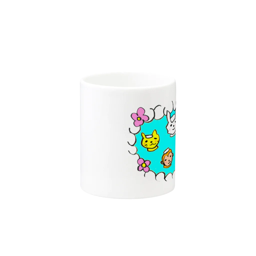 トランザム★ヒロシ／Trans Am Hiroshi storeの桃源郷 Mug :other side of the handle