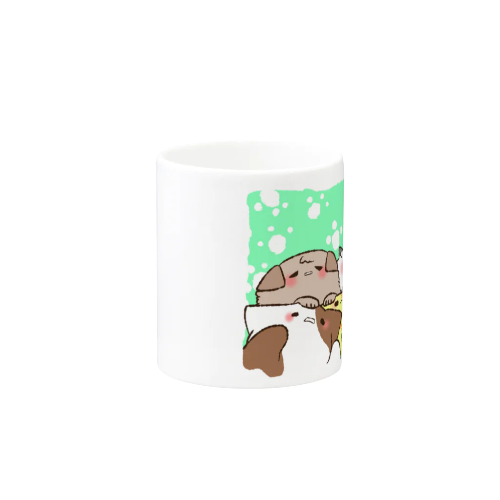 ピコピコハンマーのねこねこねこ Mug :other side of the handle