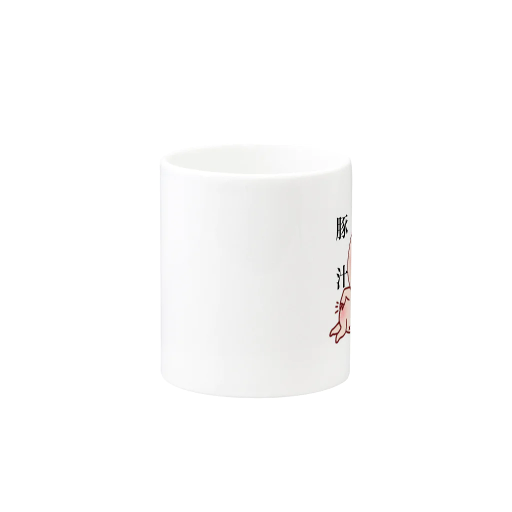 ブー太郎の養豚JAPANのブー太郎カップ Mug :other side of the handle