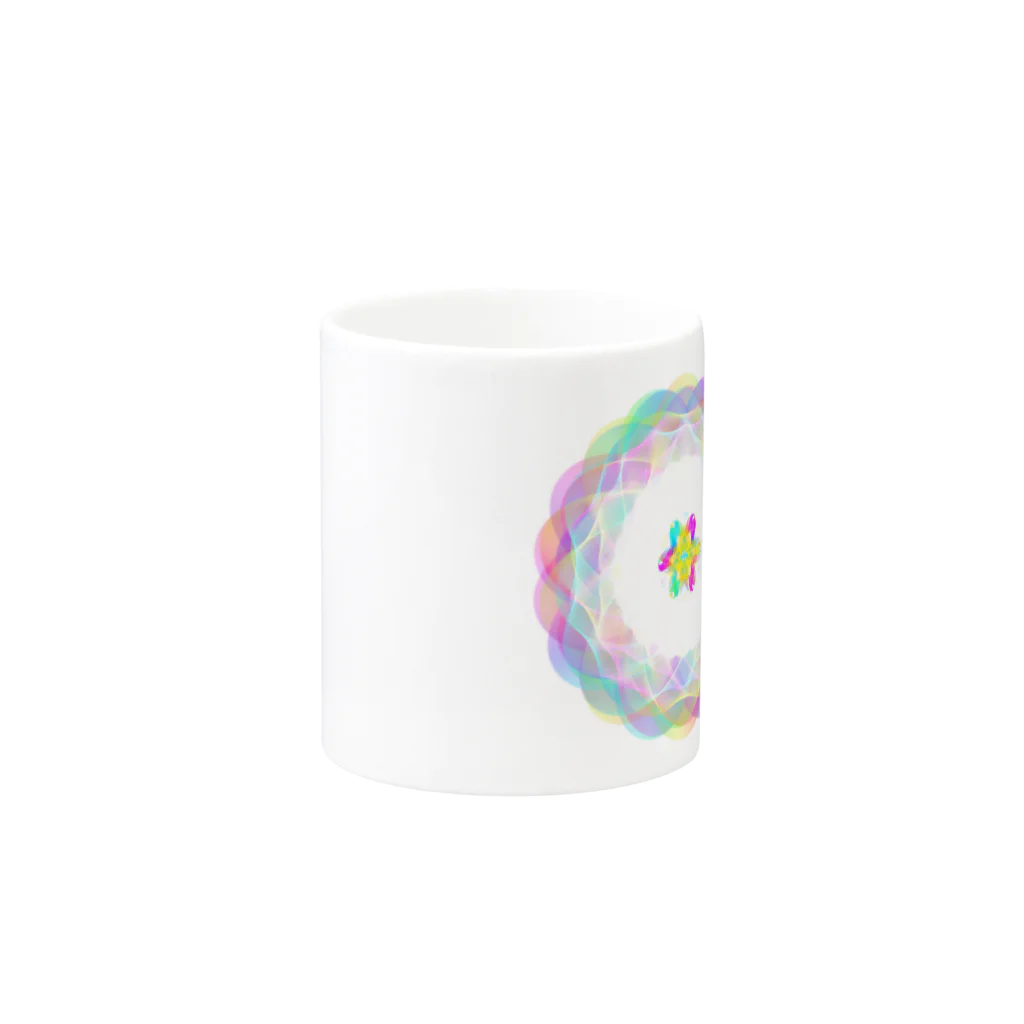 White Rainbowのあい　LOVE Mug :other side of the handle