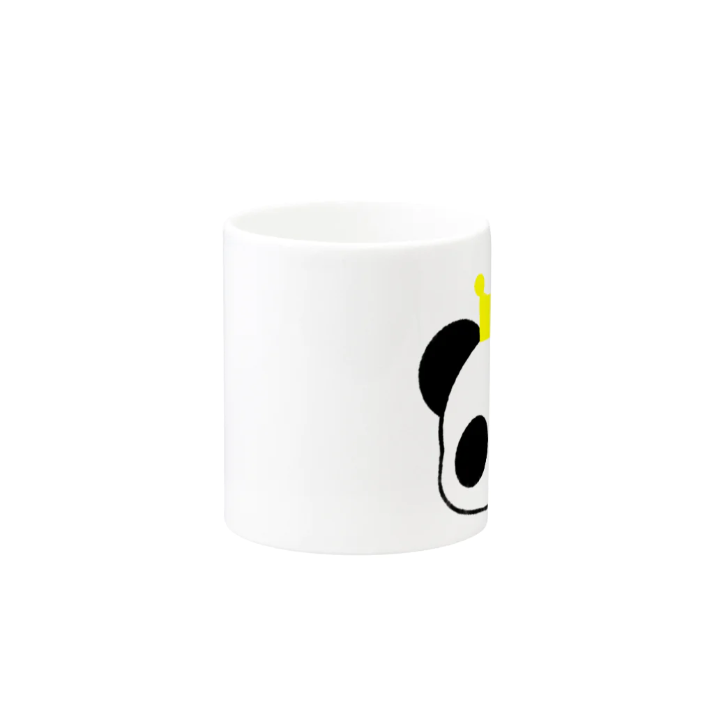 🐼☁️のぱんだのおおさま Mug :other side of the handle