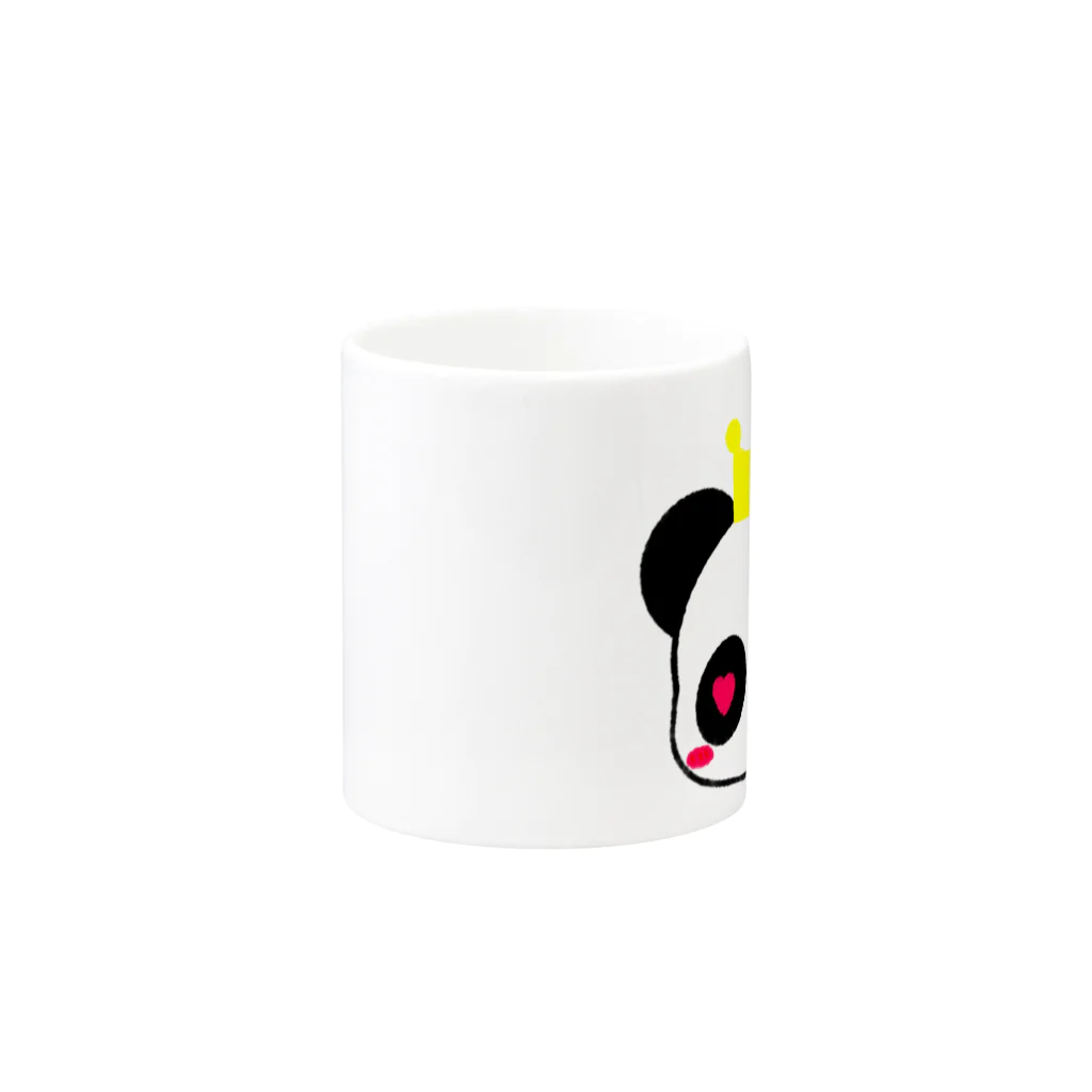 🐼☁️のぱんだのおおさま2「恋」 Mug :other side of the handle