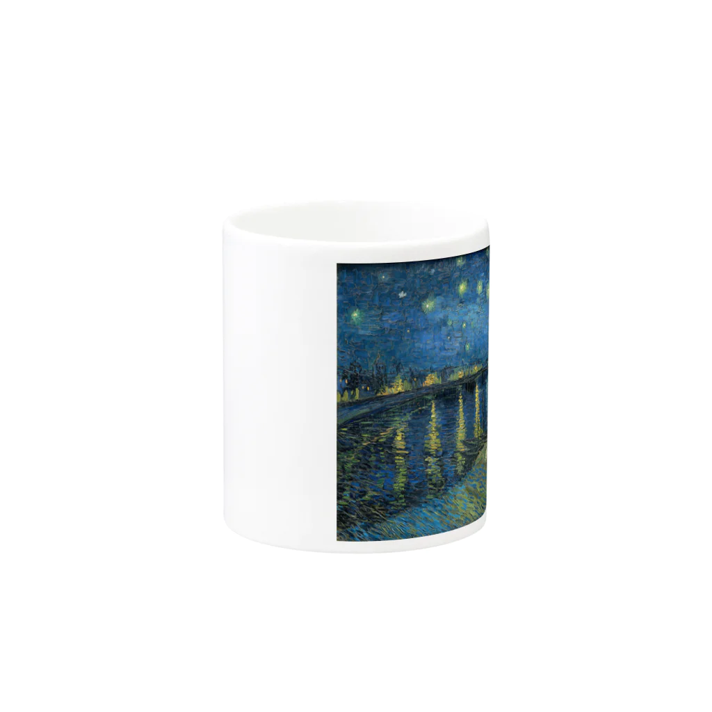 artgalleryのローヌ川の星月夜 Mug :other side of the handle