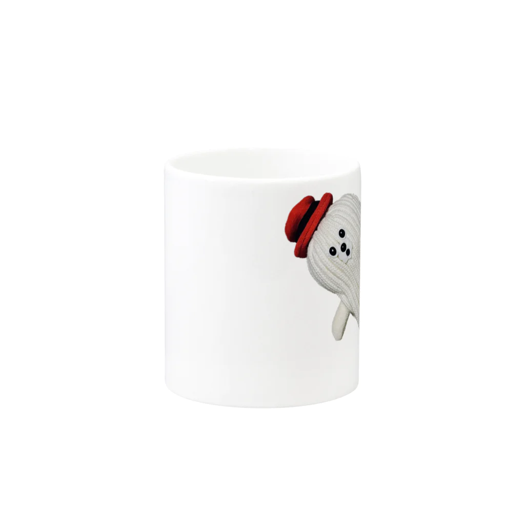 凸凹ショップのひまのかたまり ひま太郎 ひも犬の「いえーい！」 Mug :other side of the handle