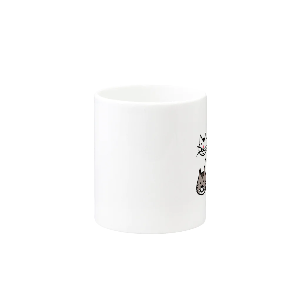 Peco Peco Boo&Carotte cocon❋のnekoたち Mug :other side of the handle