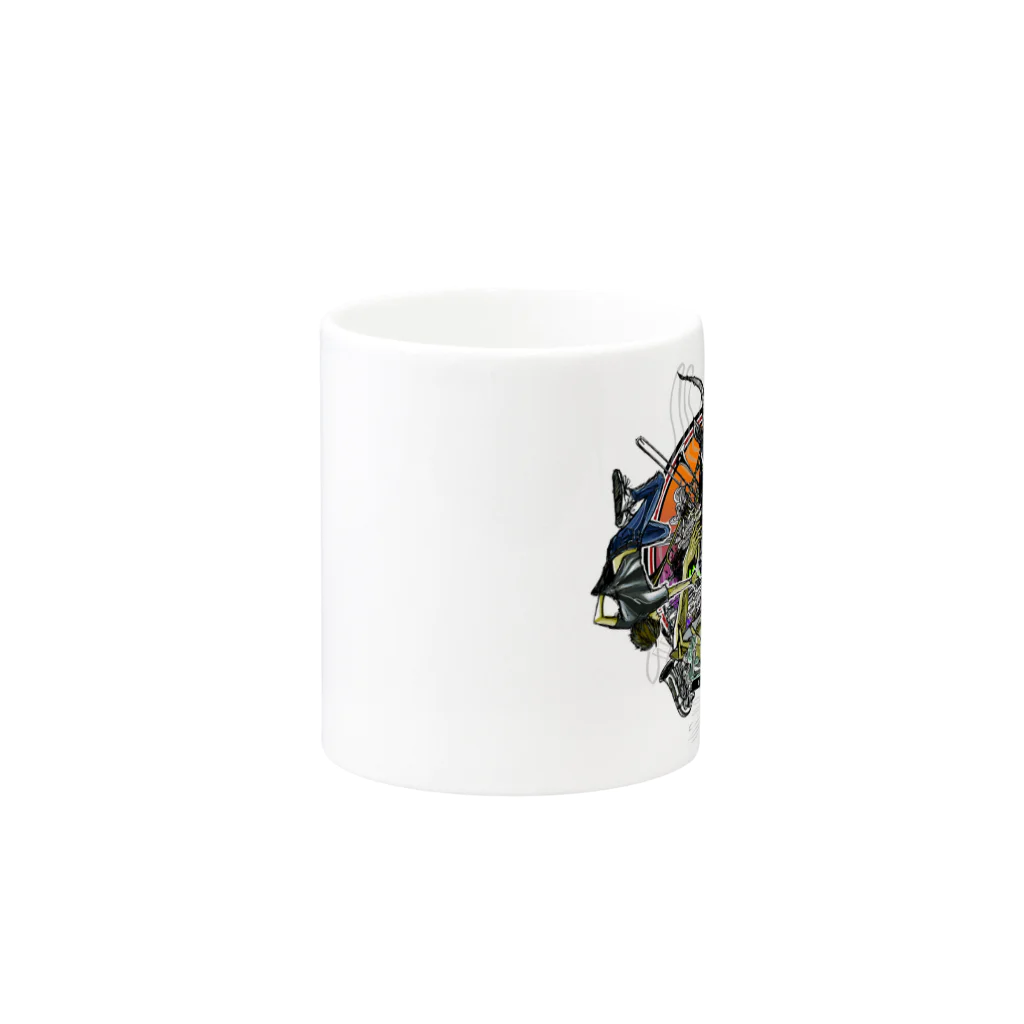 ちゃぼニキさっmのNew worid of Mug :other side of the handle