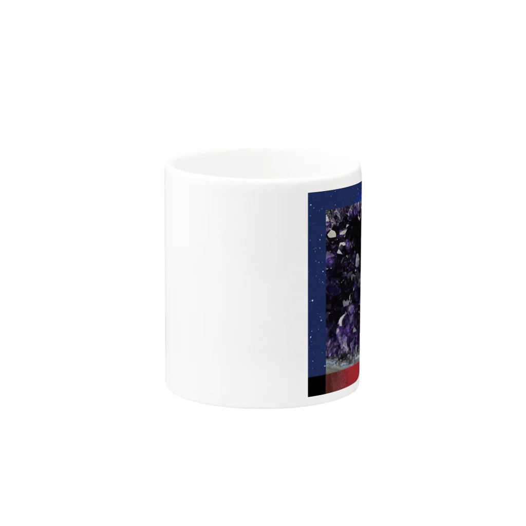 kaworu★SHOP＠SUZURIのAmethystマグ Mug :other side of the handle