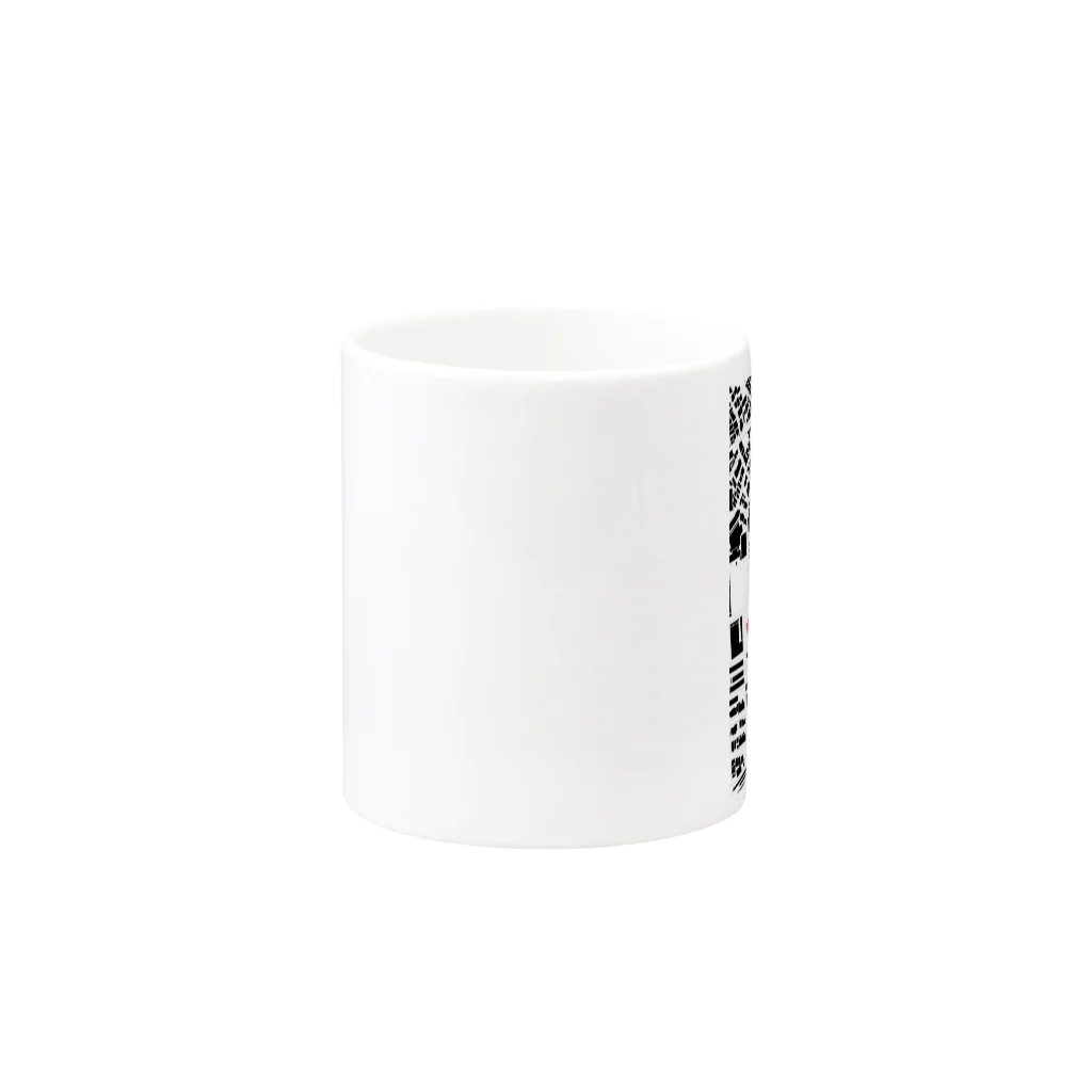 MilenushkaのThe Map Mug :other side of the handle